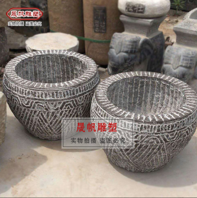石雕青石魚缸廠家批發(fā)