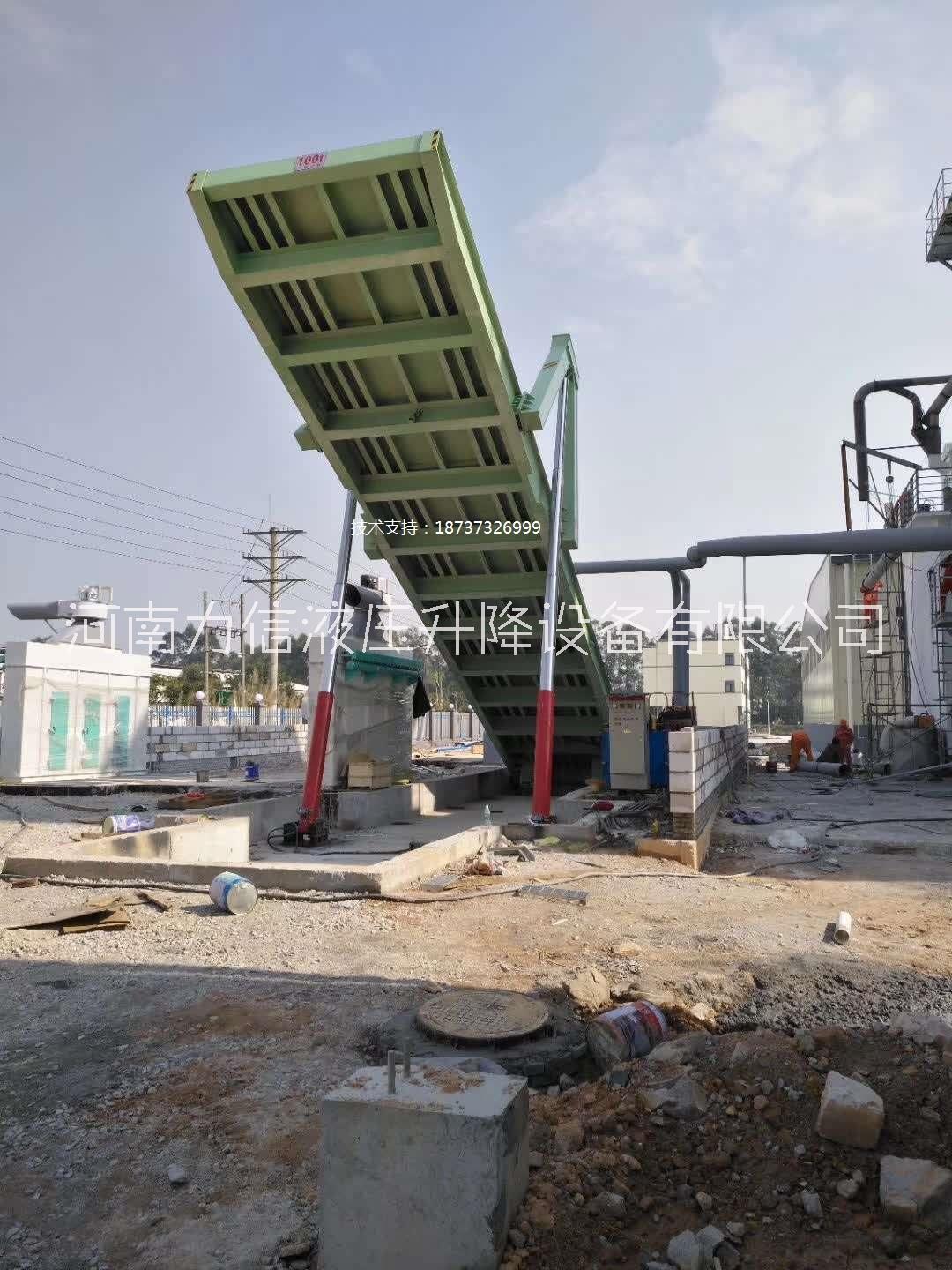 濮陽后翻式液壓翻板卸車機(jī)廠家  濮陽液壓卸車平臺