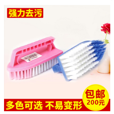 蘇州市雙色熨斗刷生產(chǎn)廠家 連柄式多用洗衣刷廠家 大量出售清潔刷子