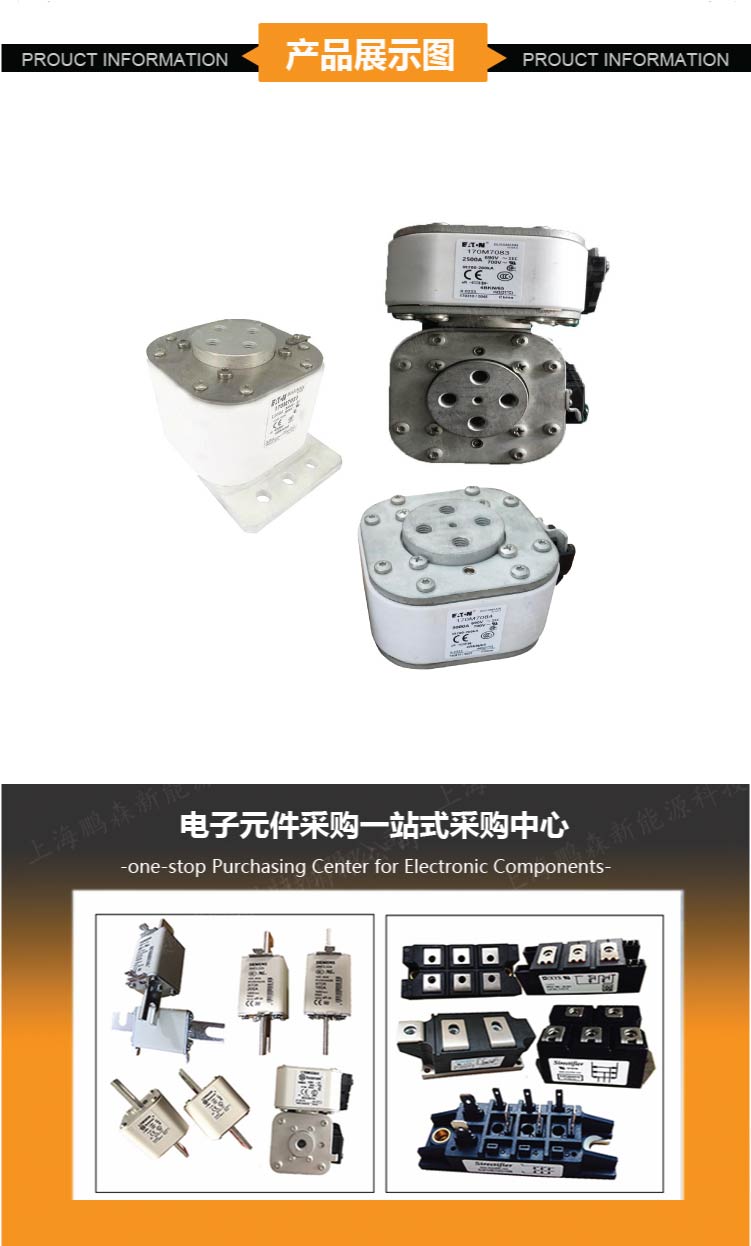 供應(yīng)巴斯曼熔斷器170M7078 170M7079 170M7080 170M7081 保護(hù)器件熔斷器