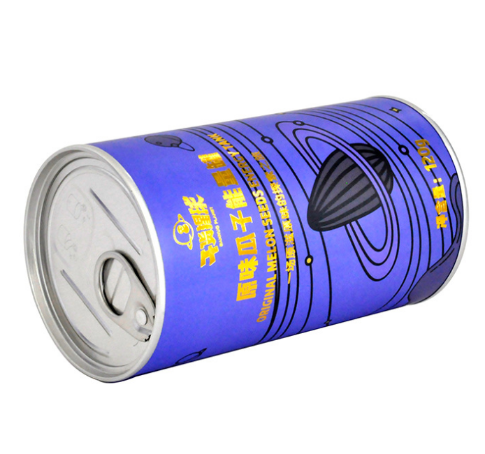 廠家直銷圓形防潮密封瓜子包裝紙罐