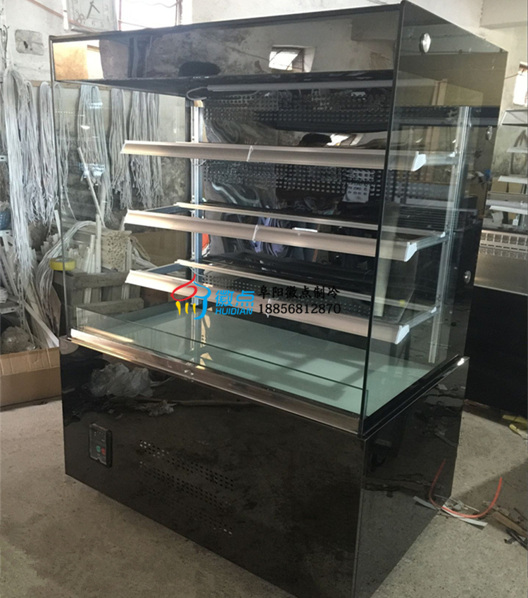 供應(yīng)嘉興大理石蛋糕柜價格定做1.5米開放式蛋糕柜阜陽徽點制冷