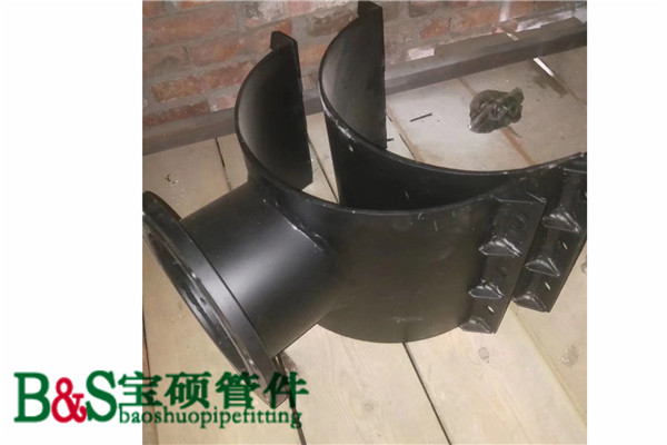 PE法蘭哈夫三通管卡法蘭增接口法蘭馬鞍三通 PE法蘭馬鞍三通管卡