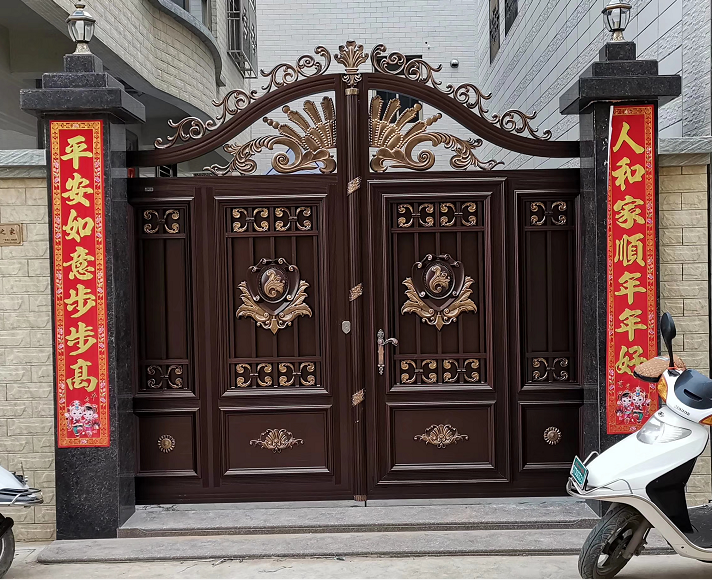 豪華歐式鋁藝大門-別墅大門-鋁藝大門-鋁合金庭院門-鄉(xiāng)村院子大門