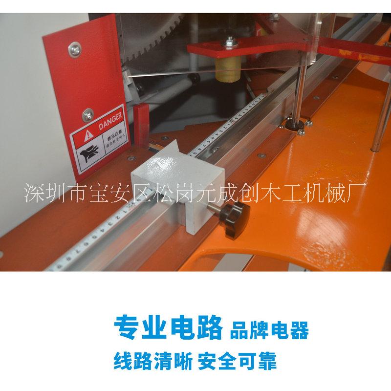 門窗框鋸角 鋁相框切角 空調出風口加工 燈箱切角 雙鋸片切割機 相框快速切角機 鋁材切角機 355雙頭切