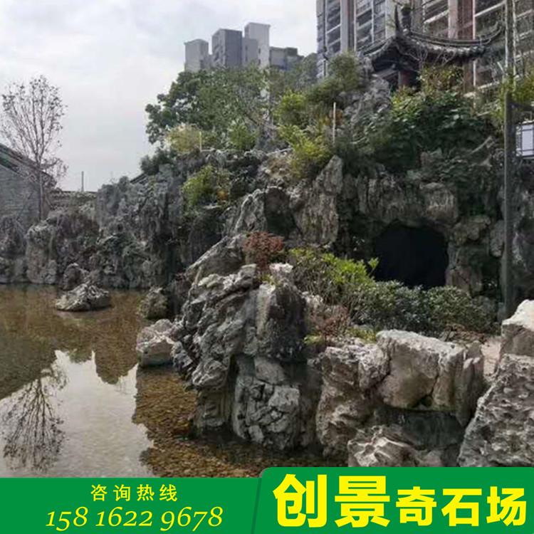園林常用石材太湖石 假山太湖石案例 黑色太湖石景觀石 觀賞太湖石噸位石 太湖石圖片