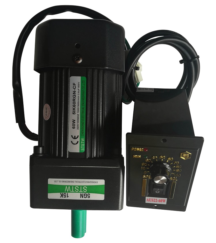 成鋼STSTW調(diào)速電機(jī)60W單相5IK60RGN-CF減速馬達(dá)220V電壓可調(diào)