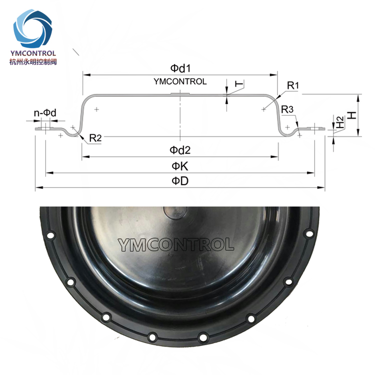CV3000調(diào)節(jié)閥波紋膜片HA-1_HA-2_HA-3_HA-4_HA-5-新款膜片推薦-永明控制