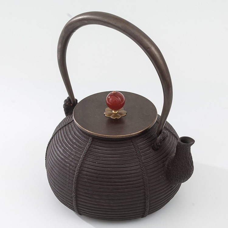 吉春堂鑄鐵壺?zé)o涂層茶壺1L鑄鐵泡茶鐵壺吉春堂的一籃民生圖鐵壺