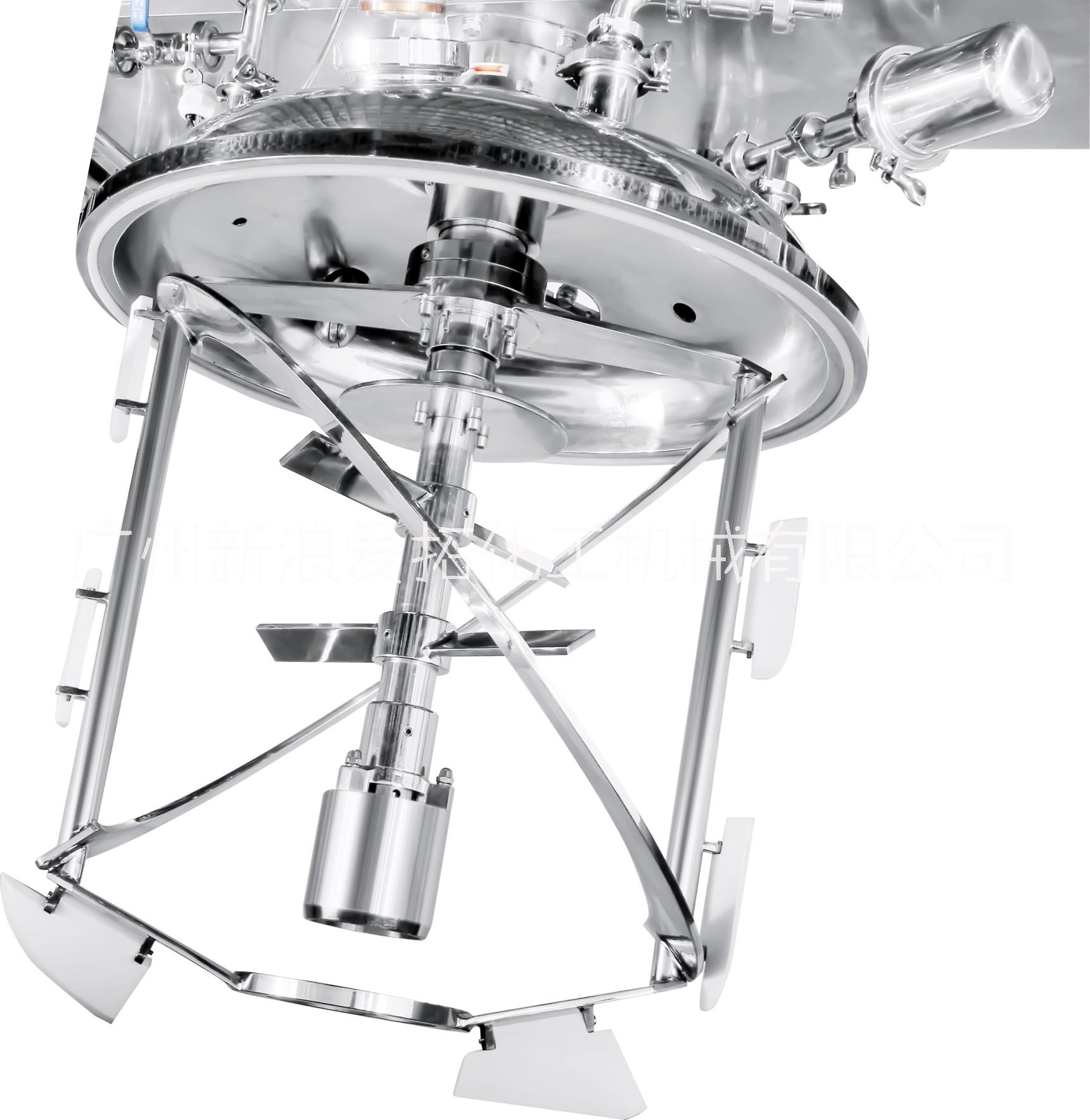 真空乳化機 高剪切均質乳化機定做 日化機械設備 化妝品設備