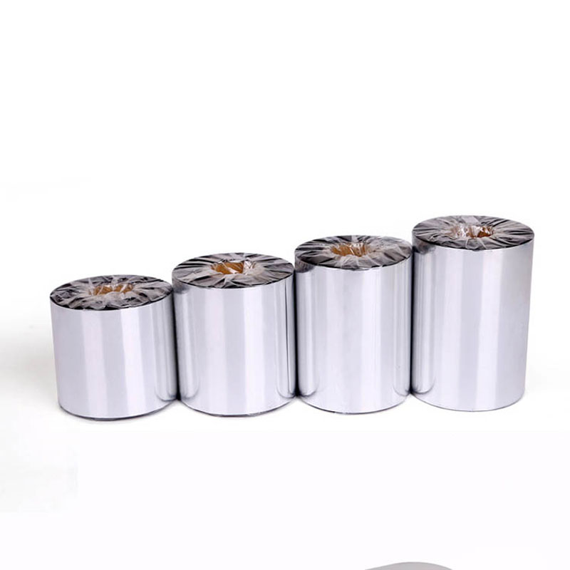 銅版紙標簽碳帶打印機樹脂碳帶啞銀pet用條碼貼碳帶服裝吊牌
