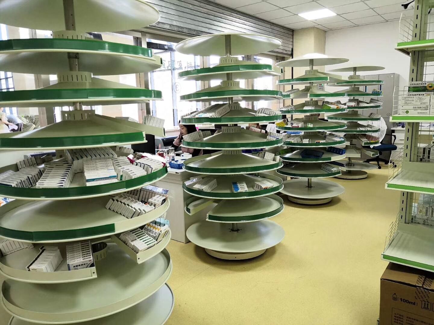 旋轉(zhuǎn)式西藥架價(jià)格 洛陽西藥架藥盤架供應(yīng)