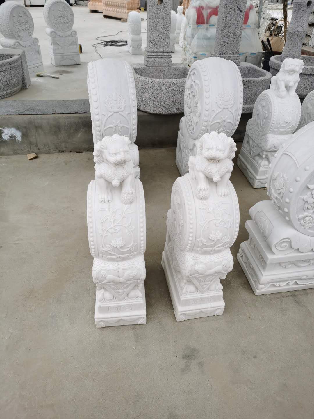 門墩門鼓石漢白玉價(jià)格 門墩門鼓石漢白玉廠家批發(fā)