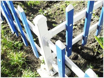 pvc護(hù)欄、草坪護(hù)欄，花壇圍欄
