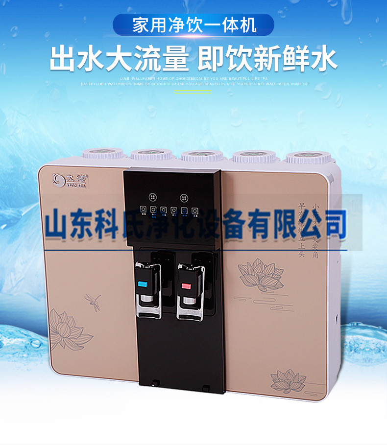 供應廚房家用反滲透RO家用凈水機山東科氏家用生態(tài)一體機 家用RO反滲透生態(tài)一體機