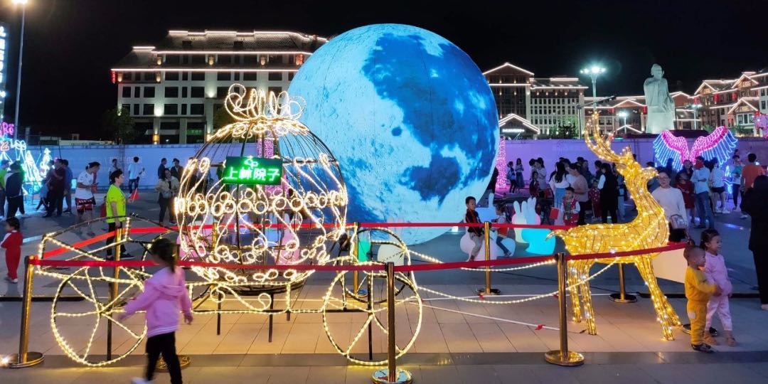 海南海口LED燈光展造型出租夢幻燈光節(jié)園林亮化布置廠家