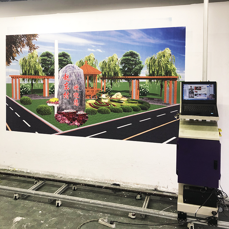 全新5D墻體彩繪機全自動廣告壁畫墻面打印機新款熱銷HC-T5