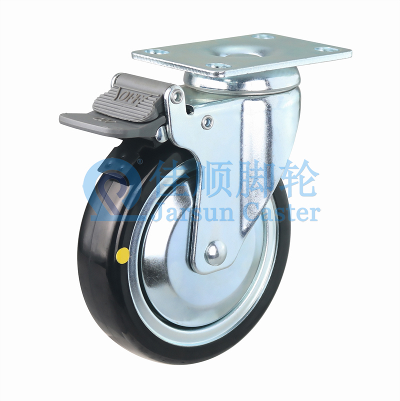 鋼芯環(huán)保橡膠導(dǎo)電腳輪 防靜電腳輪 導(dǎo)電橡膠輪 4寸5寸防靜電輪 導(dǎo)電輪廠家