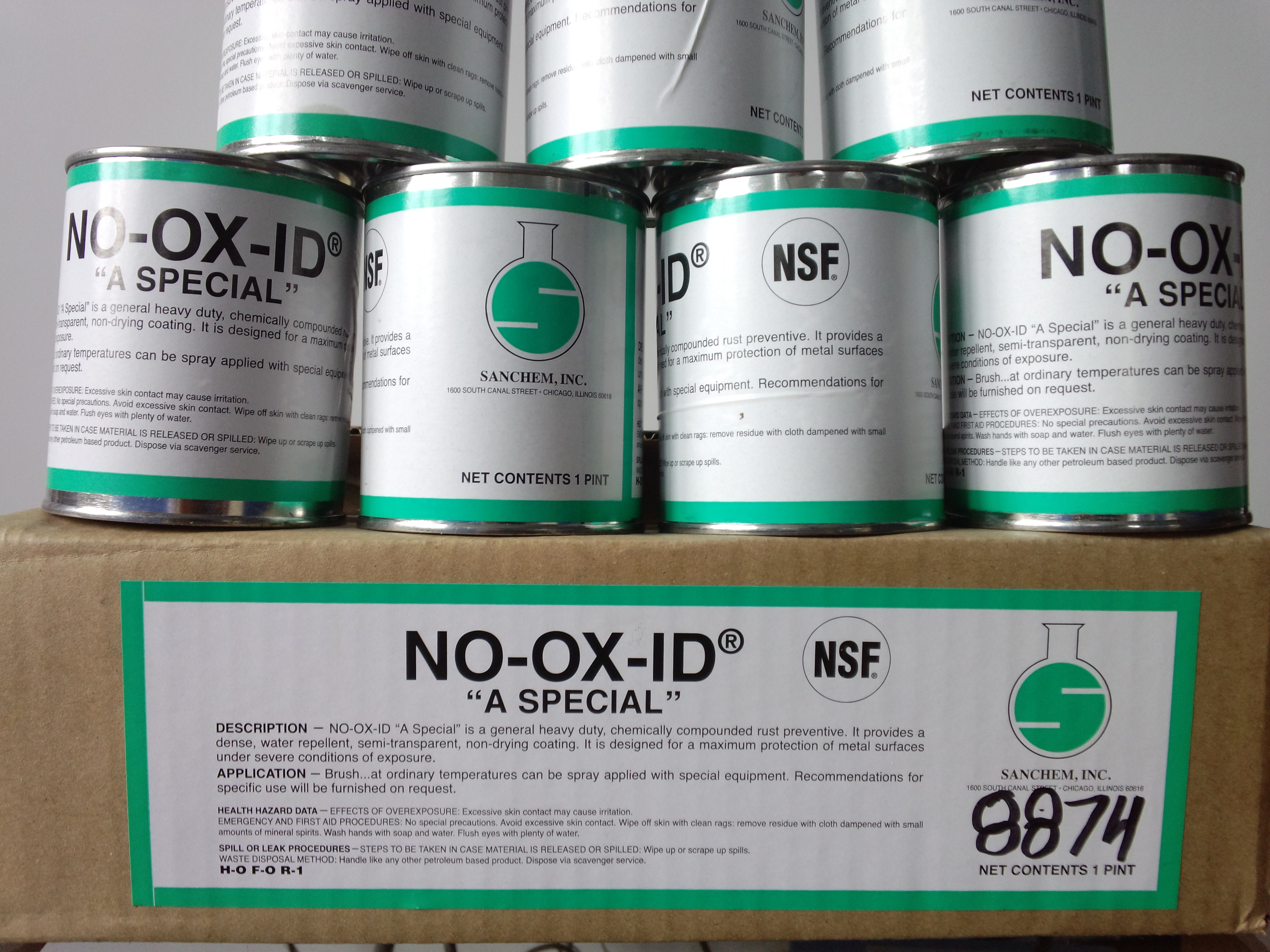美國(guó)sanchem NO-OX-ID 防銹劑 470ml