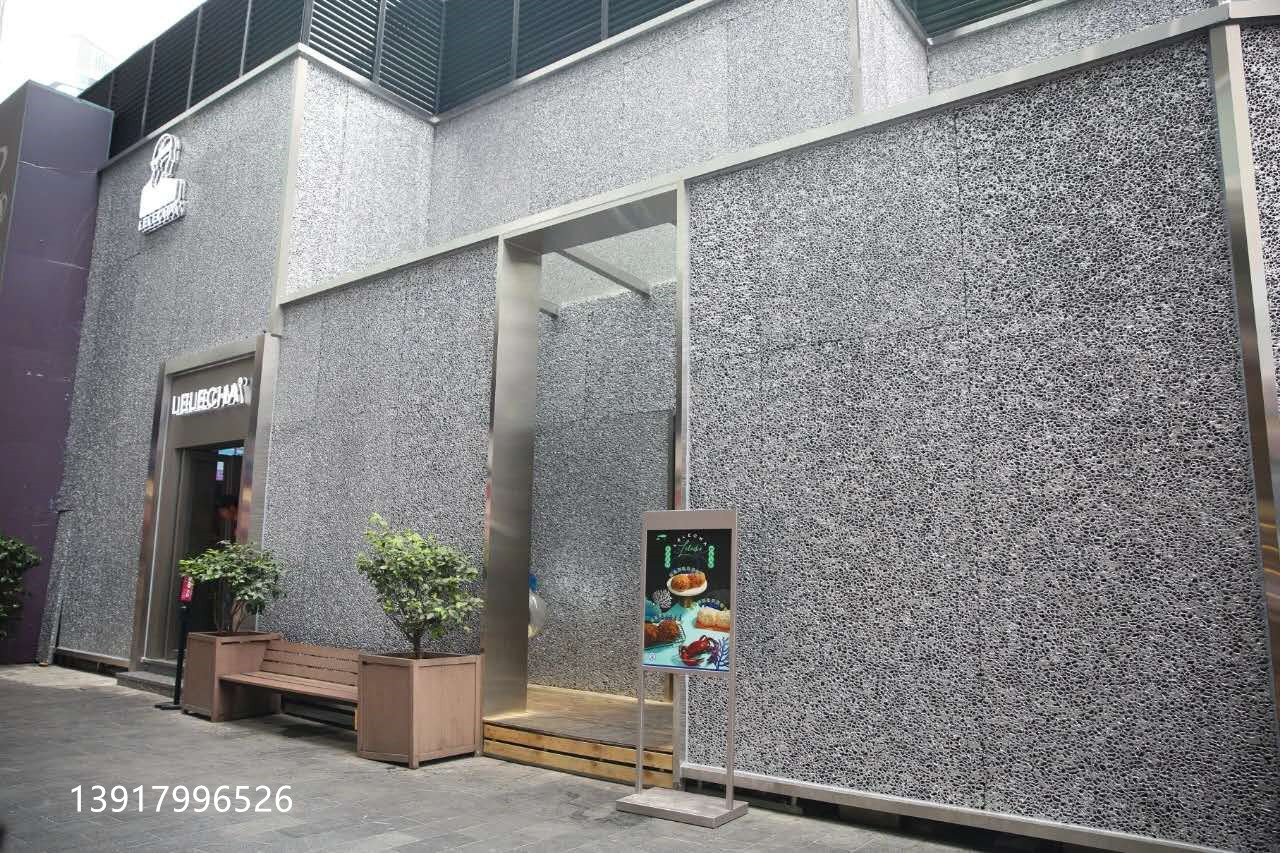 大孔中孔小孔泡沫鋁進(jìn)口裝飾材料