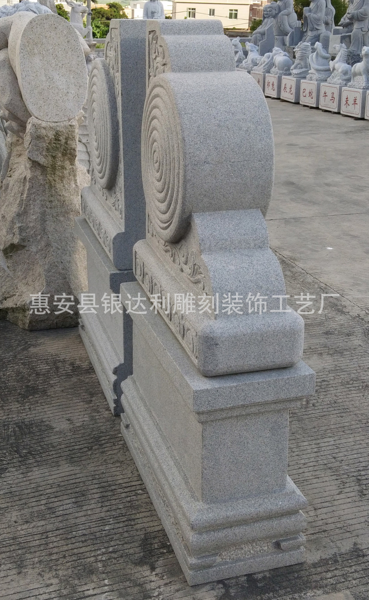 花崗巖抱鼓石-價格-廠家訂做