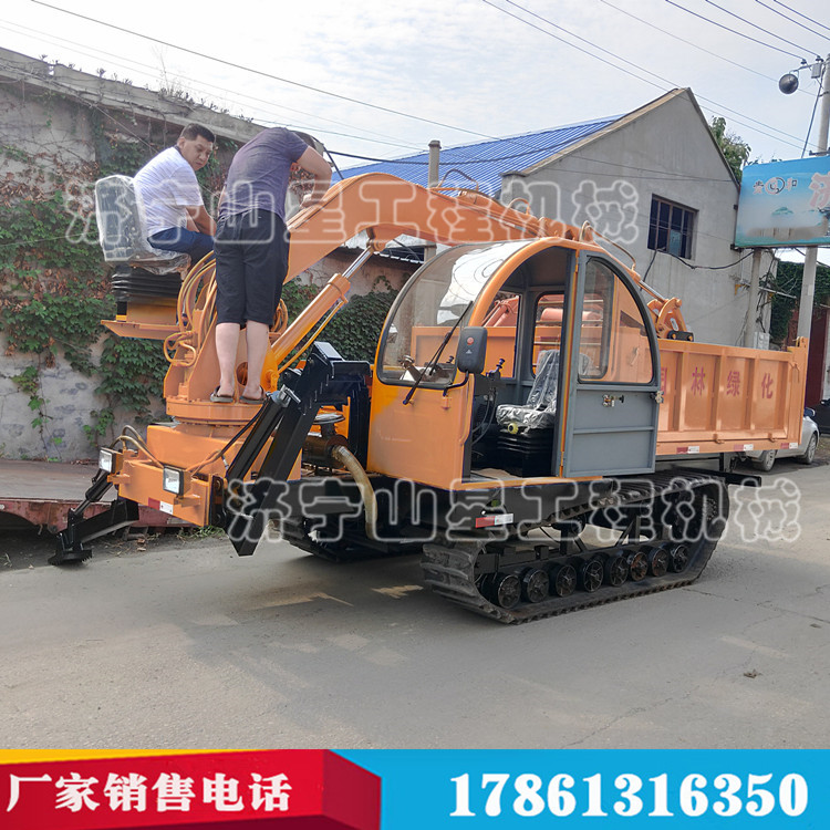 銷售履帶式隨車抓運(yùn)輸車 單人駕駛履帶抓木機(jī) 抓運(yùn)木材一體機(jī)