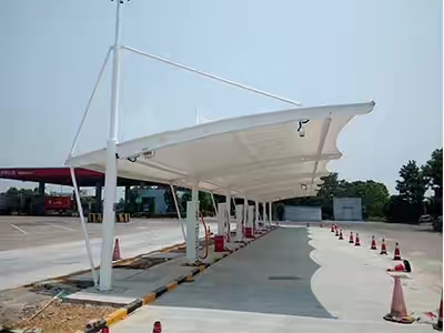 陜西渭南膜結(jié)構(gòu)充電棚廠家設(shè)計安裝價格 量大從優(yōu)