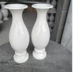 云南漢白玉石 精美工藝制品 花瓶擺件