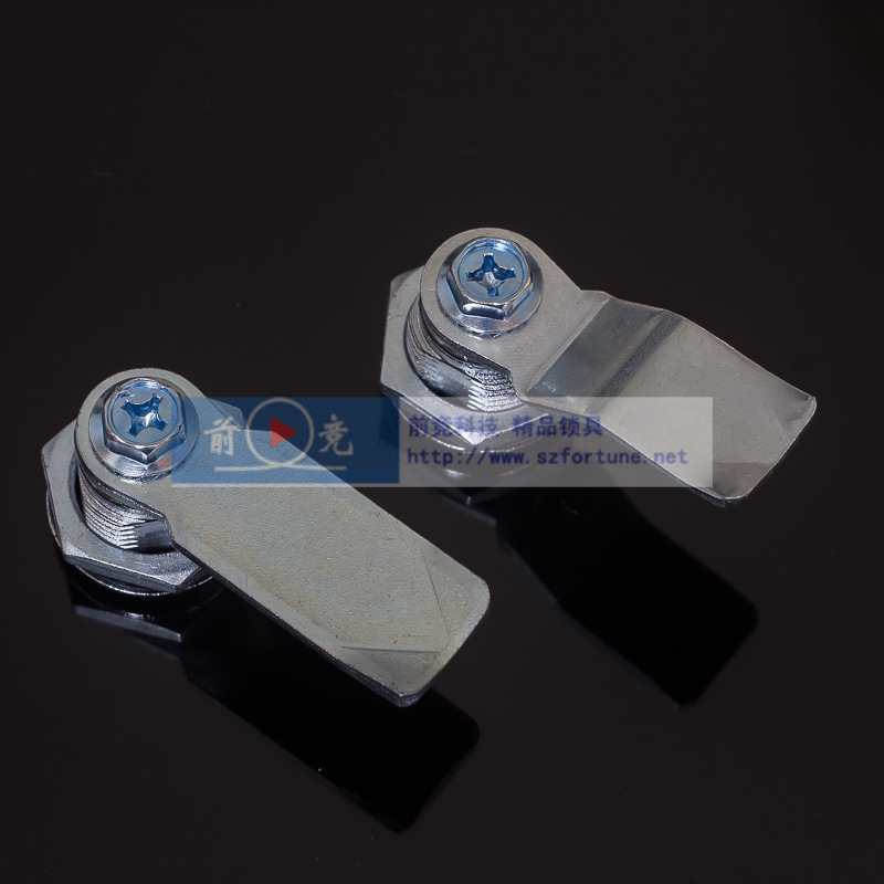 MS705一字轉舌鎖鋅合金圓柱鎖 配電箱鎖 LED架鎖