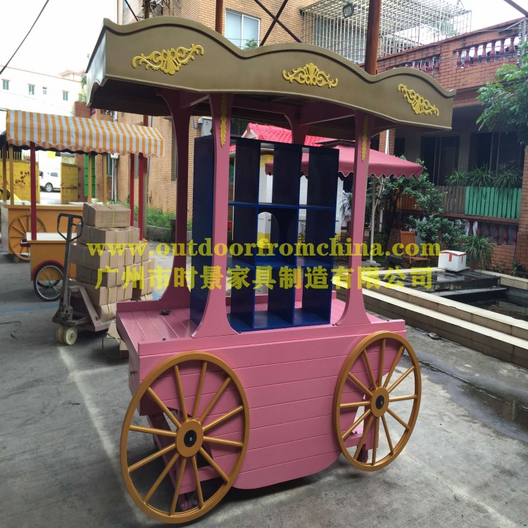 街道可移動(dòng)的城市售貨亭 新款式定做 食品售賣亭 金屬售貨車