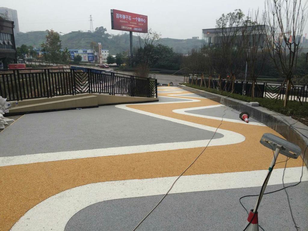 資陽(yáng)市 無(wú)砂透水混凝土 透水混凝土街道 施工圖