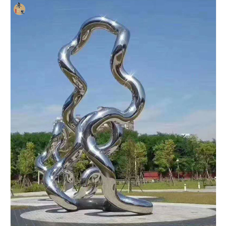 卓發(fā)不銹鋼雕塑廠家 石家莊不銹鋼雕塑供應(yīng) 發(fā)光不銹鋼月亮雕塑 不銹鋼雕塑定制