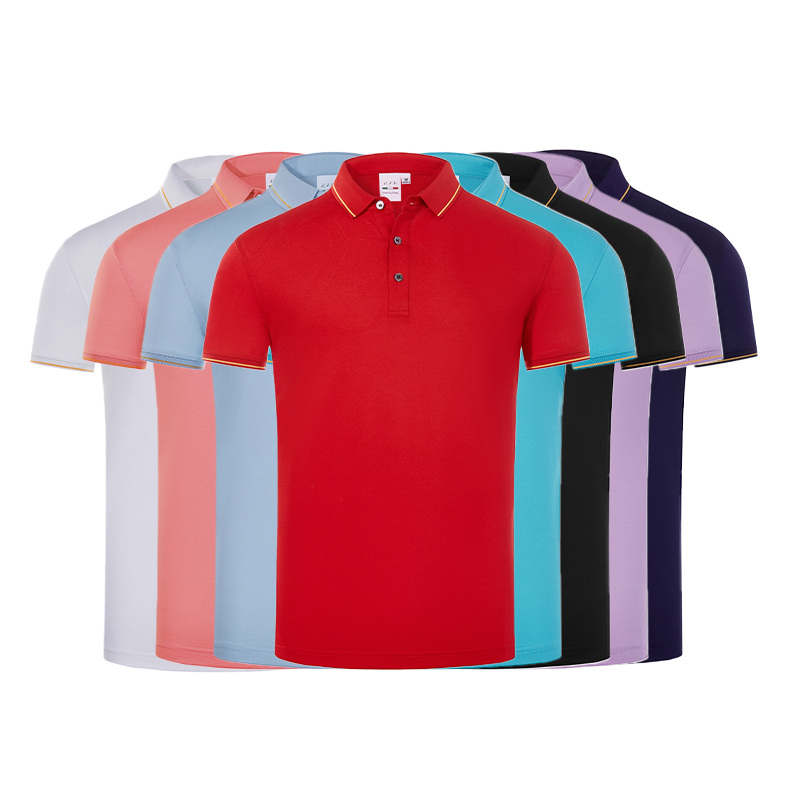 SG96308  玉蠶絲金線領POLO衫