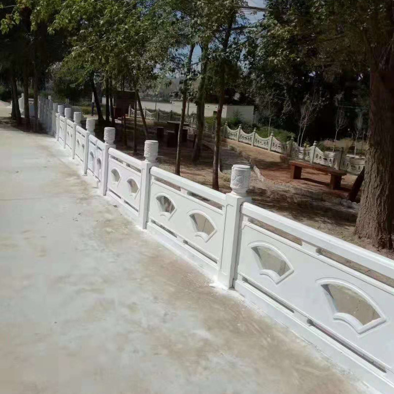 河道青石欄桿廠家雕刻石材欄桿景區(qū)公園仿石欄桿橋邊石護(hù)欄欄桿