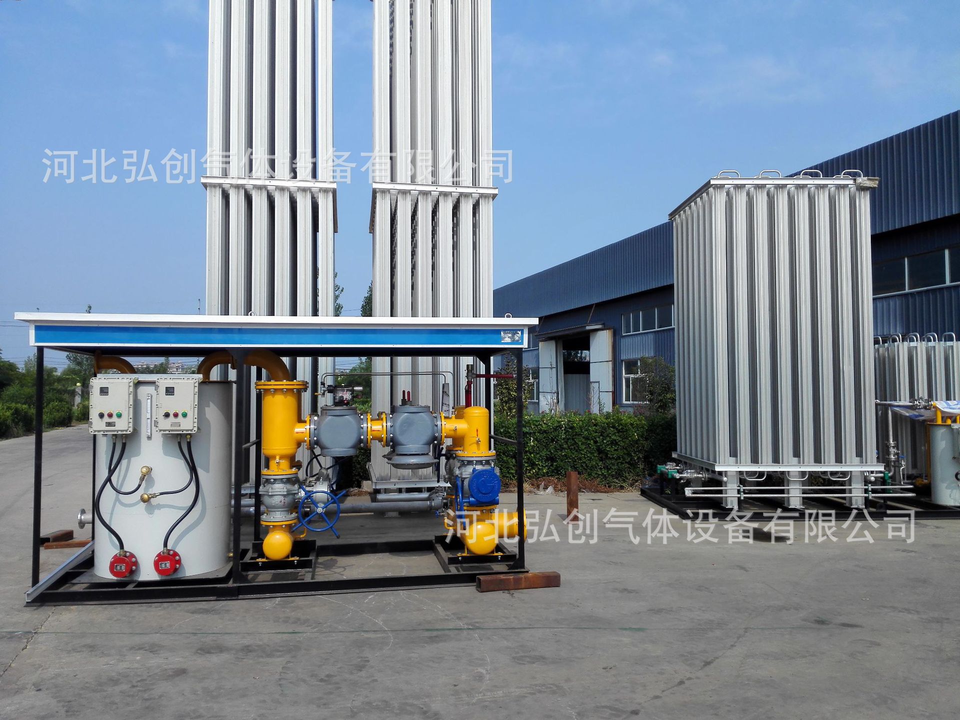 工業(yè)供LNG氣化站的設(shè)計LNG氣化站設(shè)備LNG調(diào)壓撬