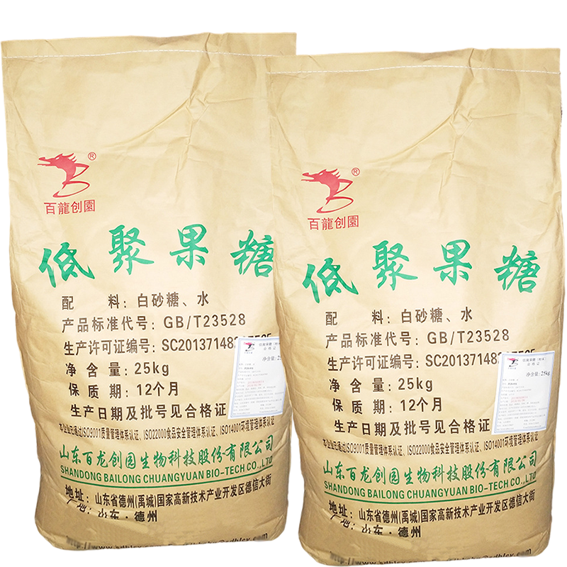 食品級(jí) 低聚果糖 水溶性膳食纖維 甜味劑 百龍創(chuàng)園低聚果糖 95%