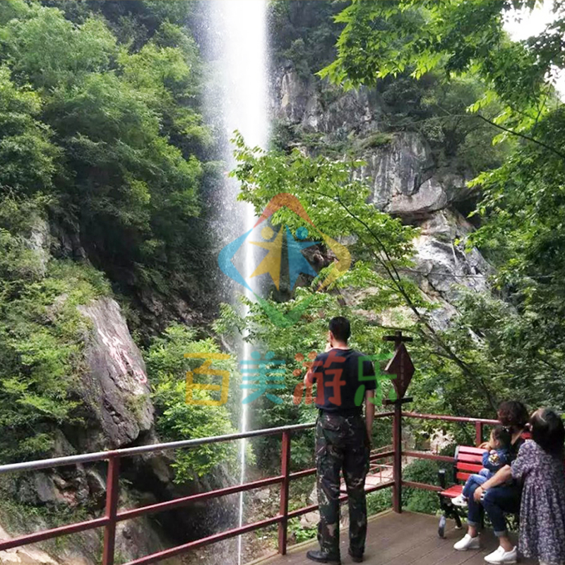 陜西渭南農(nóng)家院中網(wǎng)紅喊泉吶喊聲控喊泉游樂設(shè)備釋放心中的壓力