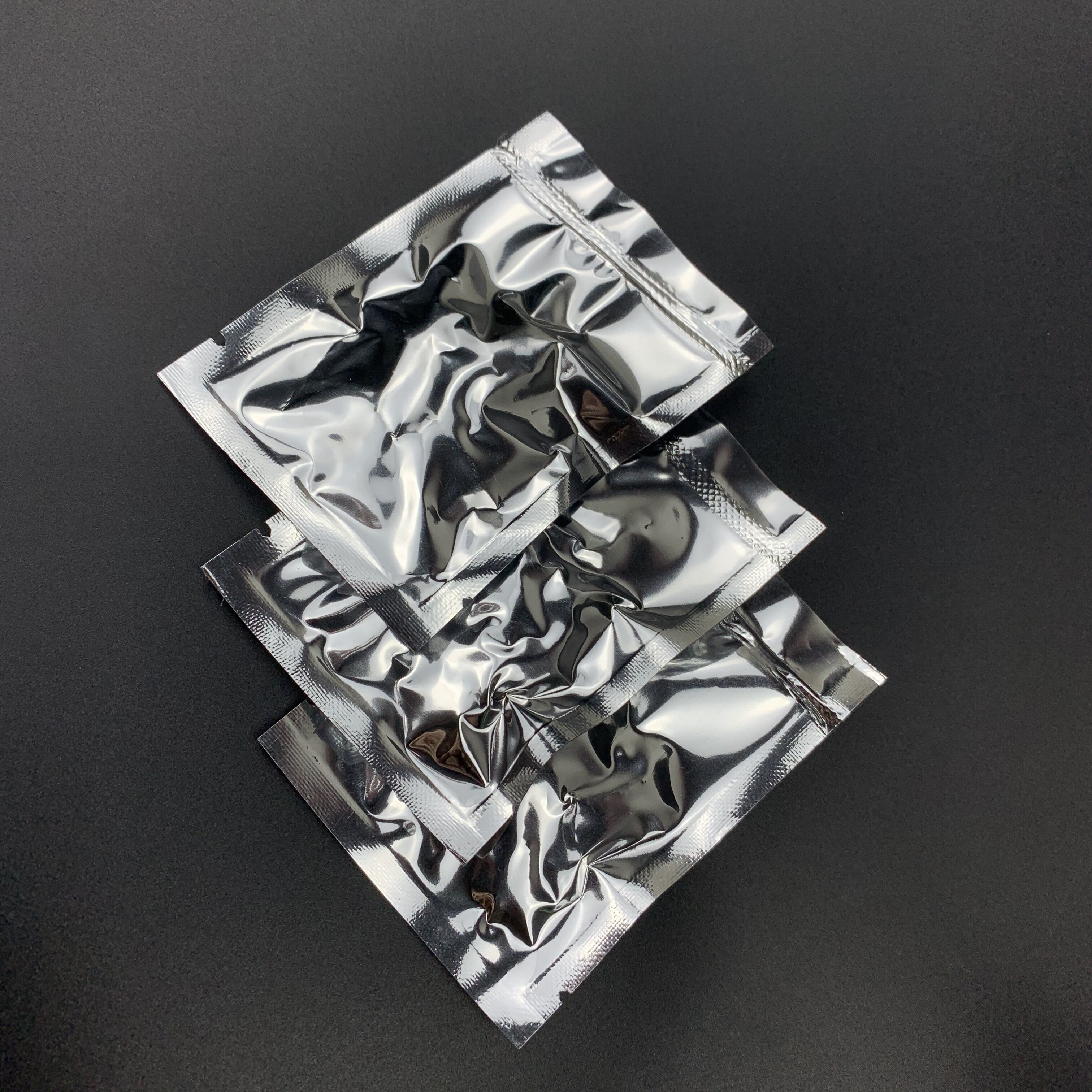 現(xiàn)貨鋁箔袋三邊封復合真空袋 熟食堅果化妝品面膜復合鋁箔袋定做