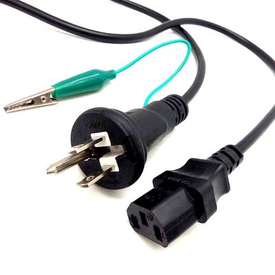 廠家供應(yīng)日規(guī)三插電源線 日本三插電源線帶鱷魚夾導(dǎo)線 三芯延長線