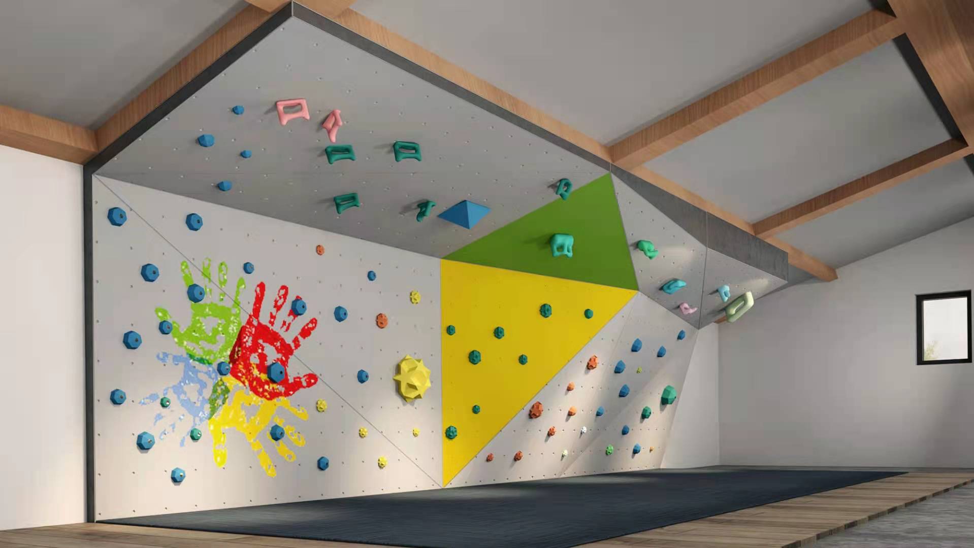 室內(nèi)兒童攀巖墻，兒童攀巖墻多少錢，有游樂園攀巖墻【北京中天云峰體育用品有限責(zé)任公司】