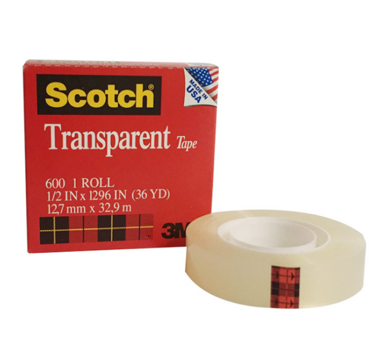 現(xiàn)貨 3M600測試膠帶 3M透明隱形膠帶 大小管芯可選