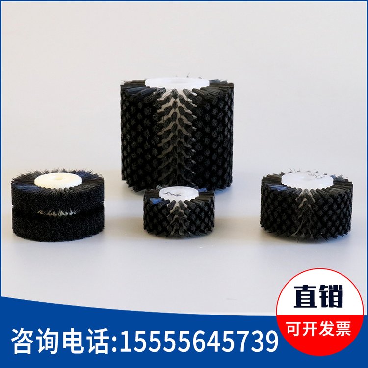 磨料絲輪刷 打磨帶柄鋼絲輪 工業(yè)毛刷 空心圓形毛刷輪