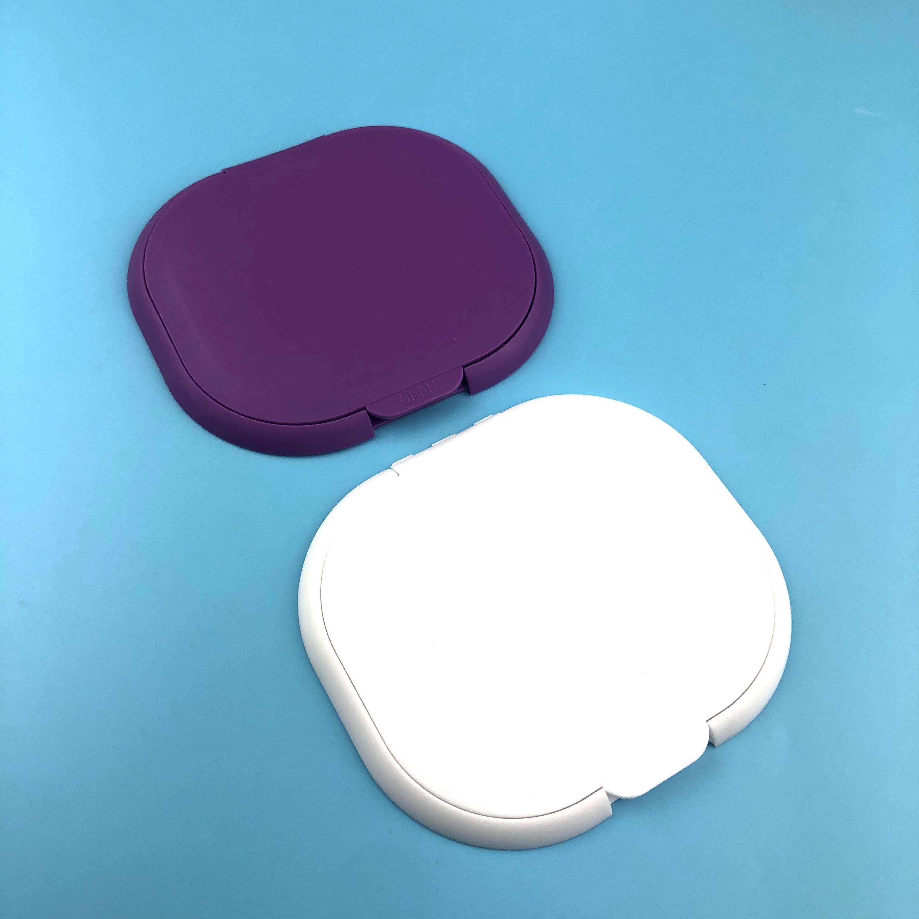 塑料嬰兒翻蓋式濕巾蓋子磨砂防塵塑料卸妝濕紙巾蓋蓋子塑膠蓋子塑料蓋