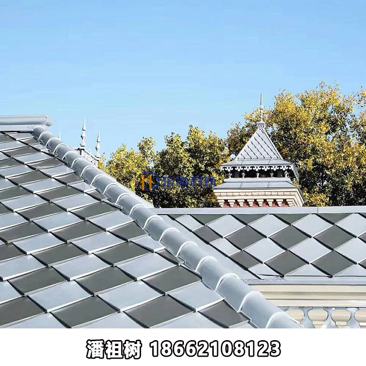 0.9mm厚平鎖扣板 鋁鎂錳鎖扣板 樂園、游樂場標(biāo)志性建筑物塔頂裝飾