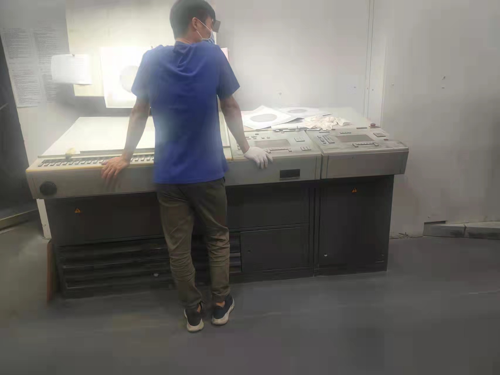 1997年海德堡cd102-5五色對開高配印刷機 海德堡cd102-5五色對開印刷