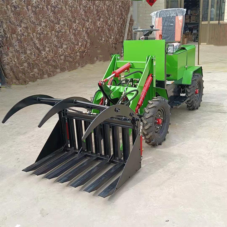 山東小型電動鏟車裝載機(jī)養(yǎng)殖農(nóng)用抓木機(jī)建筑工地用推土機(jī)