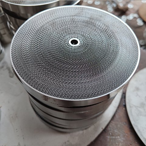 催化燃燒設(shè)備用阻火器 阻火網(wǎng) 廢氣處理大口徑阻火器阻火芯 DN1000不銹鋼304阻火器