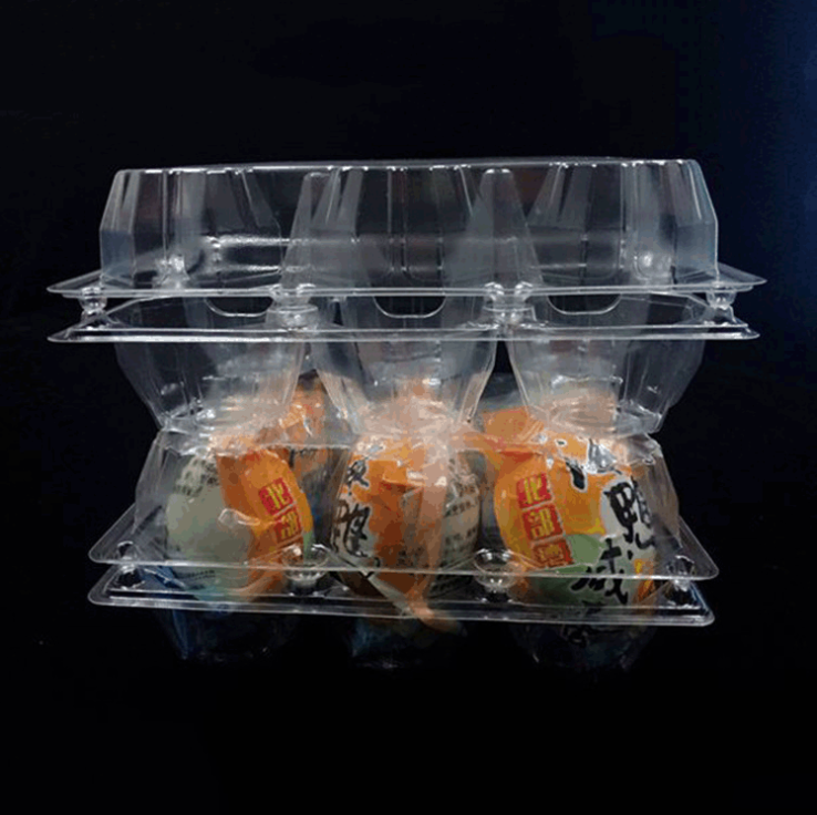 廣東6枚真空蛋盒廠家 塑料蛋托價格 禽蛋托盤透明吸塑包裝