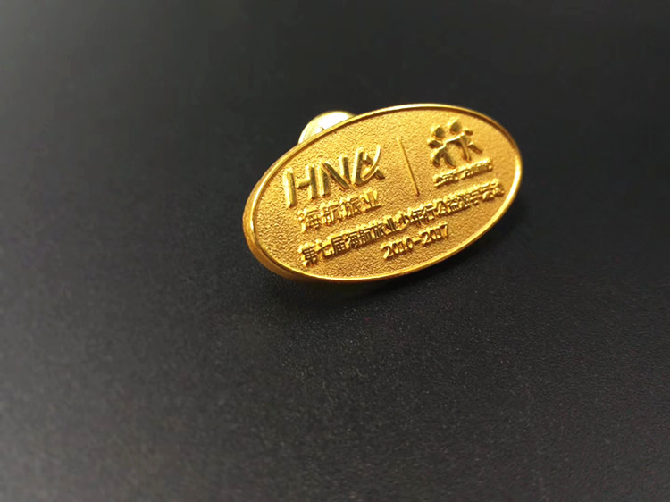 金蔥粉烤漆上色徽章定制銅沖壓徽章裕晨定制