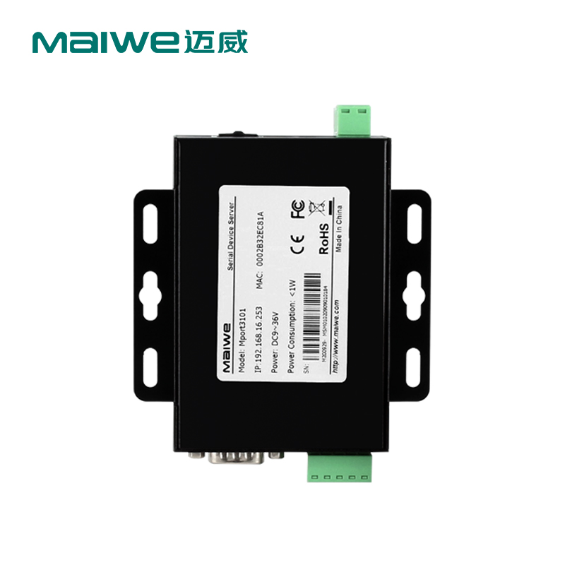 邁威Mport3101工業(yè)級單串口服務(wù)器 1路RS232/422/485轉(zhuǎn)以太網(wǎng)